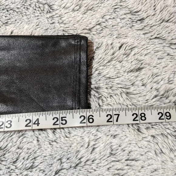 Spanx Black Faux Leather Leggings Full Length Size Small - Picture 6 of 6